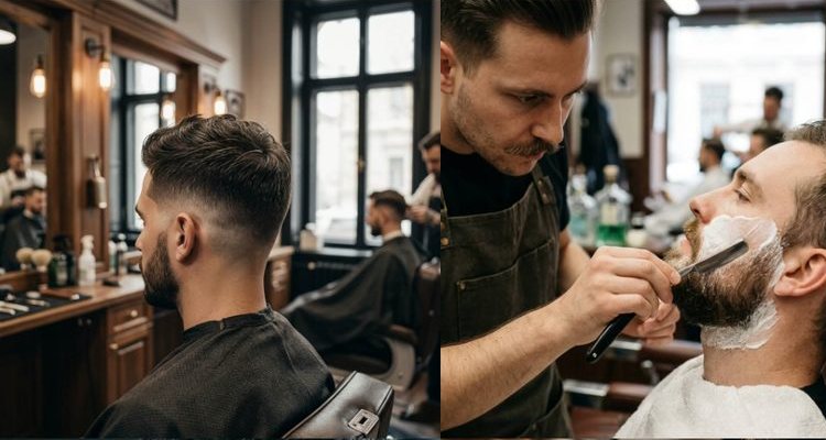 Munkafotók a NOIR BARBER bemutató oldal galériájából